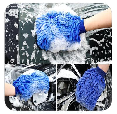 Tvätthandske i mjuk Mikrofiber – Blå eller Grön