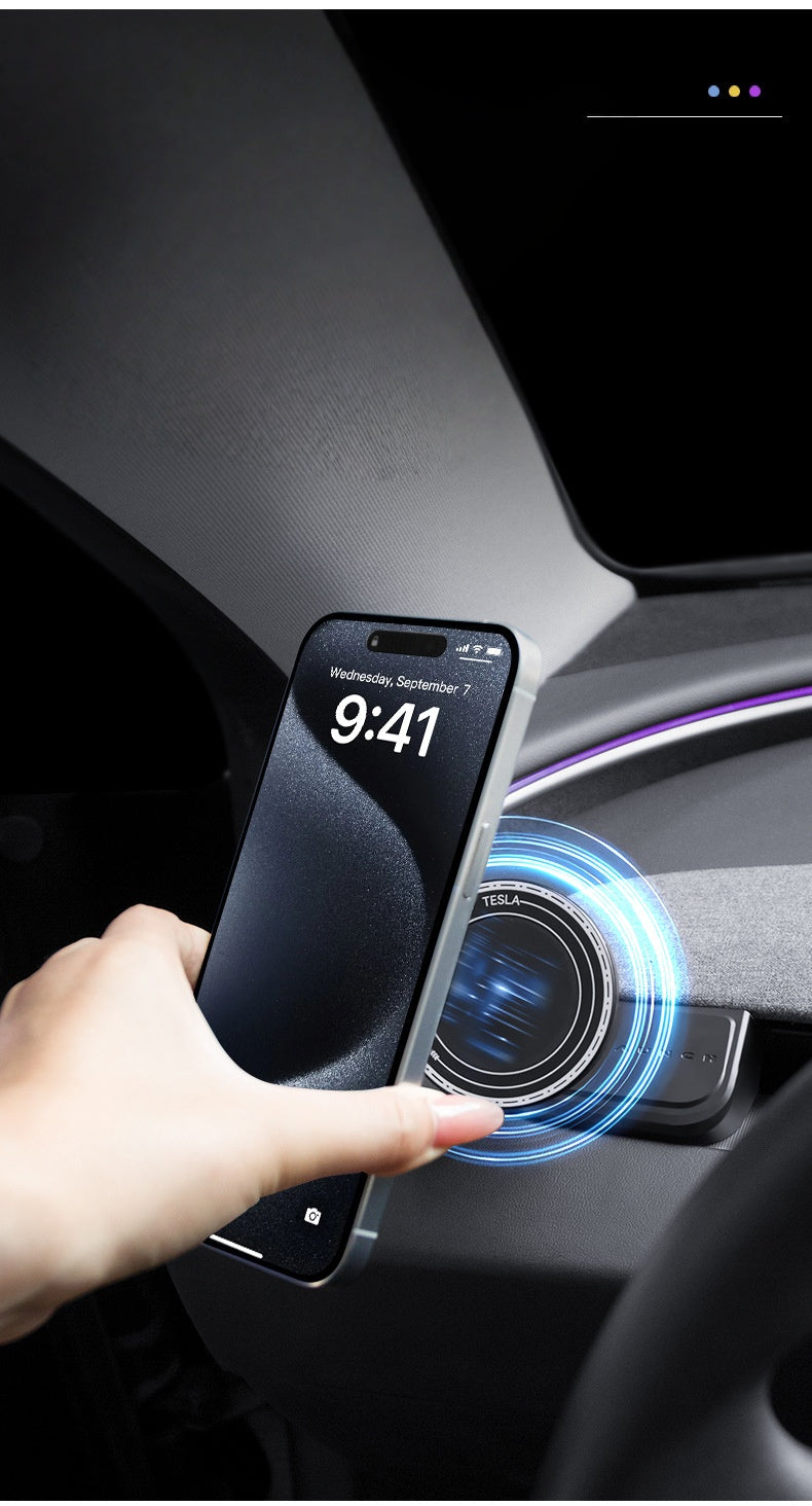 Instrumentbrädehållare för telefon: Tesla Model 3 Highland & Model Y Juniper (3)