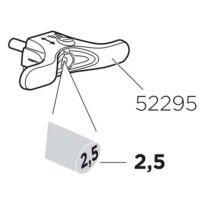 Thule handtag till 941/943 25mm