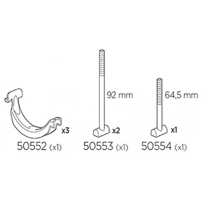 THULE Squarebar ADAPTER TILL PRORIDE