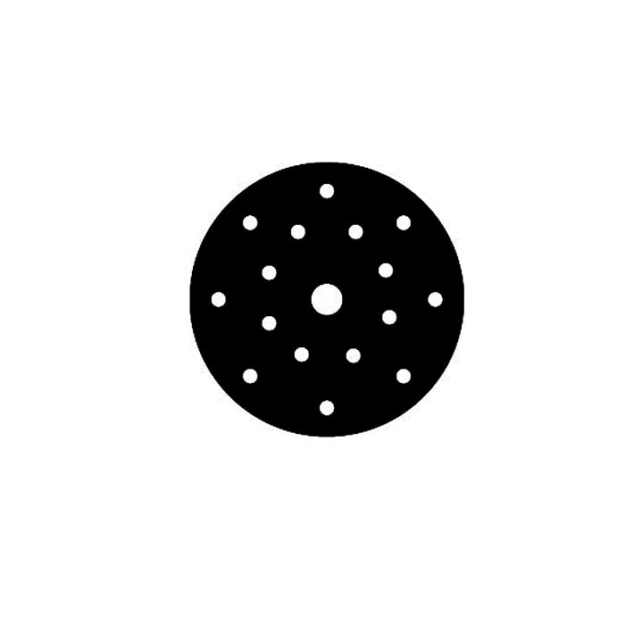 Rupes Slippapper - HQ400 film abrasive 125 mm (5") 17 hål P320, 100 st (2)