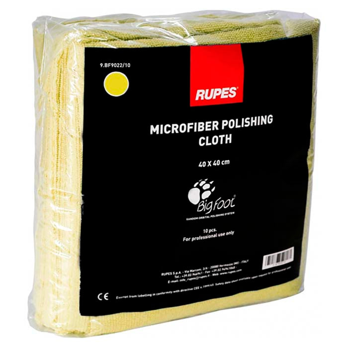 Rupes mikrofiberduk 40x40cm 10 st gul