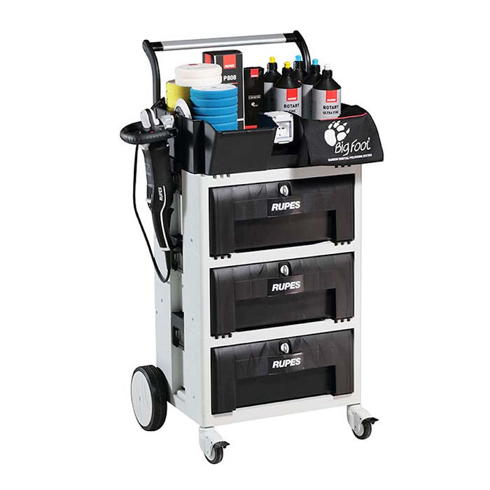 Rupes Poleringsvagn - Polishing trolley with 3 drawes and (3)