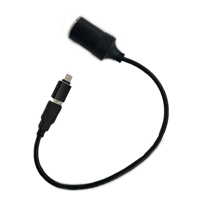 USB-A/C till 12V adaptersats