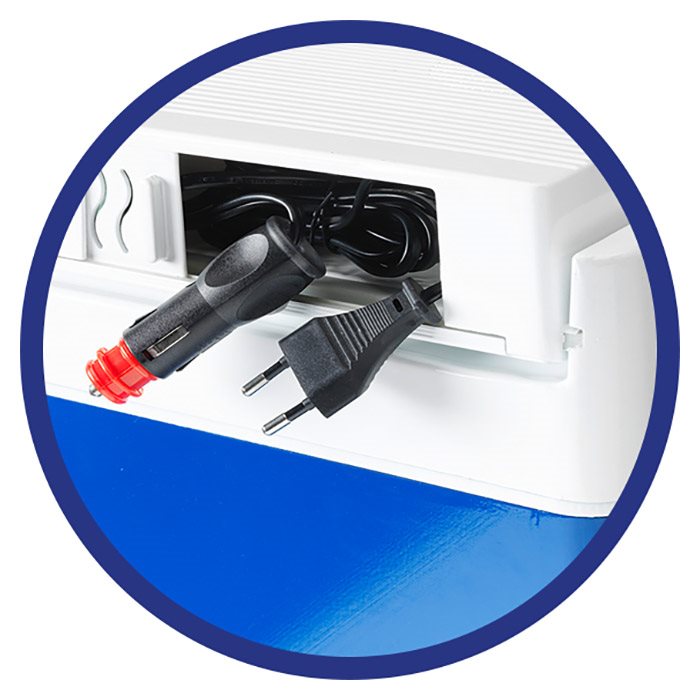 ZORN 30L blå elektrisk kylbox till bil 12/230V (4)