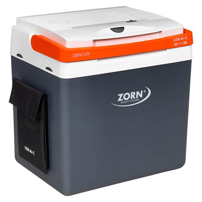 ZORN 25L elektrisk kylbox 12/230V och USB