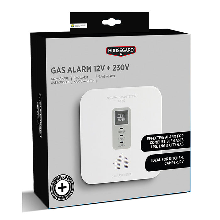 Housegard Gasalarm 12 och 230V (3)