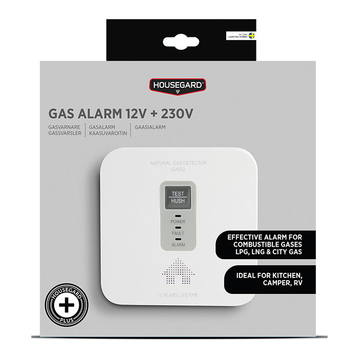 Housegard Gasalarm 12 och 230V (4)