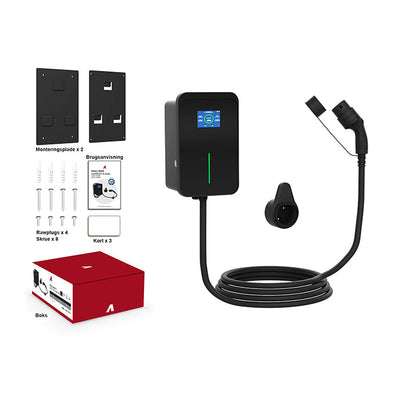 Avant laddbox till elbil 11kW/16A 3-faset 7 Meter