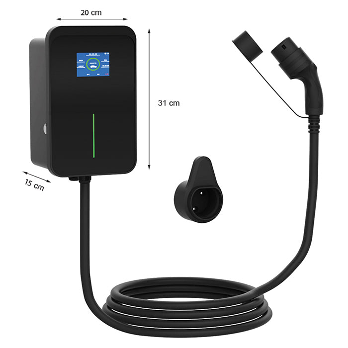 Avant laddbox till elbil 11/22kW/32A 3-fas 7 meter (8)