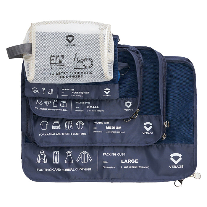 Verage packing cubes inkl. necessär