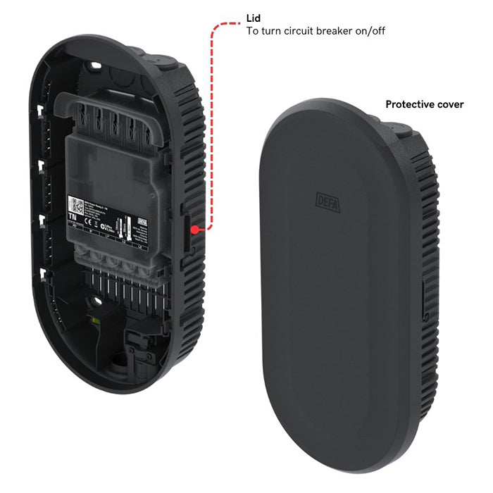 DEFA Power Ready S Väggfäste inkl MCB (3)