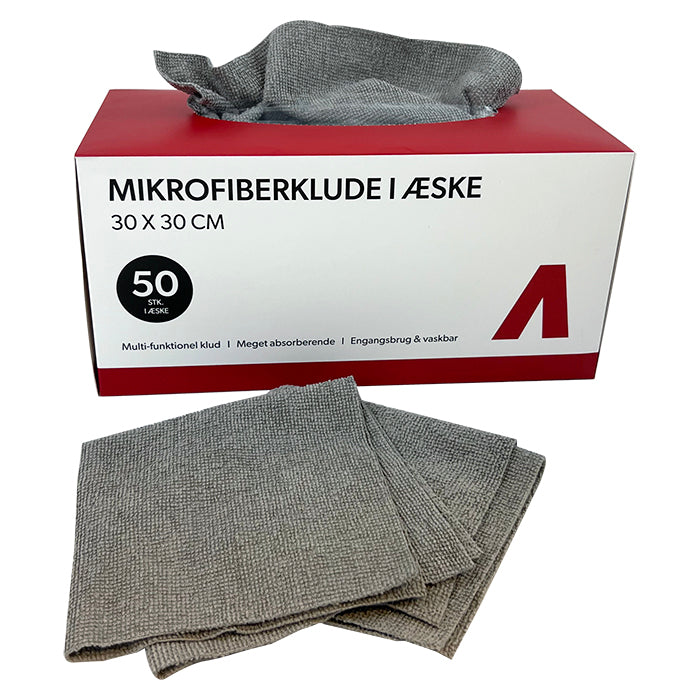 Avant Mikrofiberdukar i låda, 30x30cm, 180gsm, 50 st.