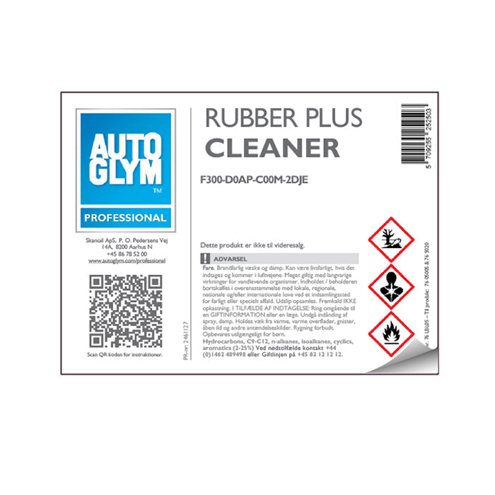 Etikett Autoglym Rubber Plus Cleaner