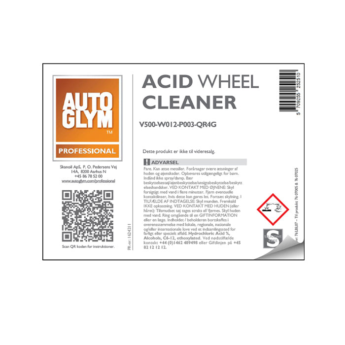 Etikett Autoglym Acid Wheel Cleaner