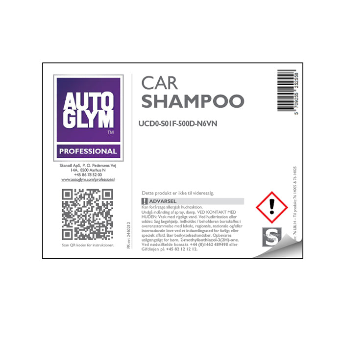 Etikett Autoglym Carshampoo No. 14