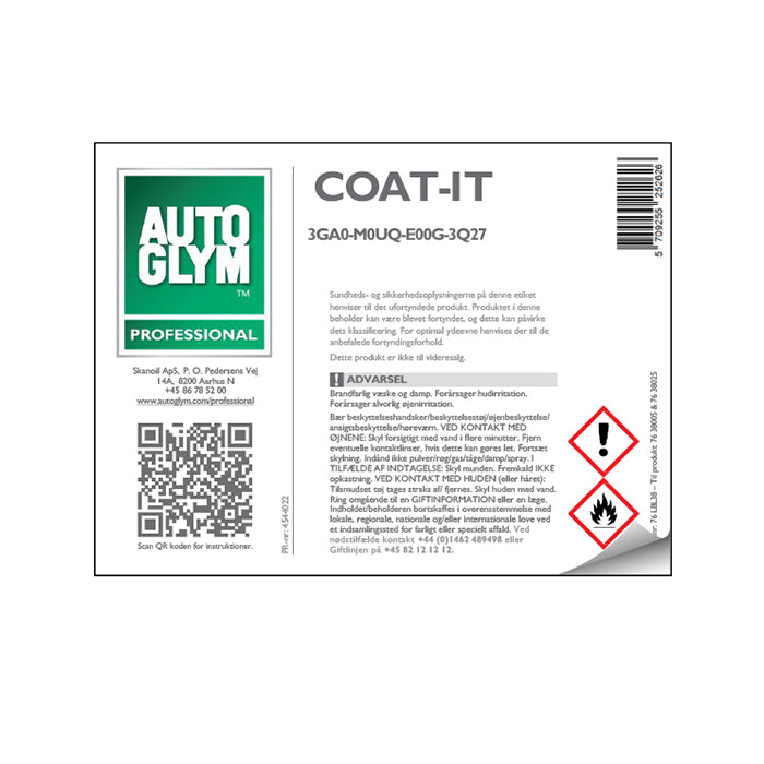 Etikett Autoglym Coat-It