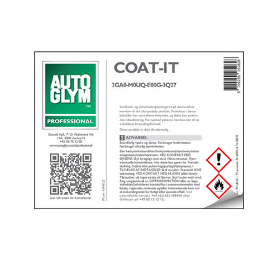 Etikett Autoglym Coat-It