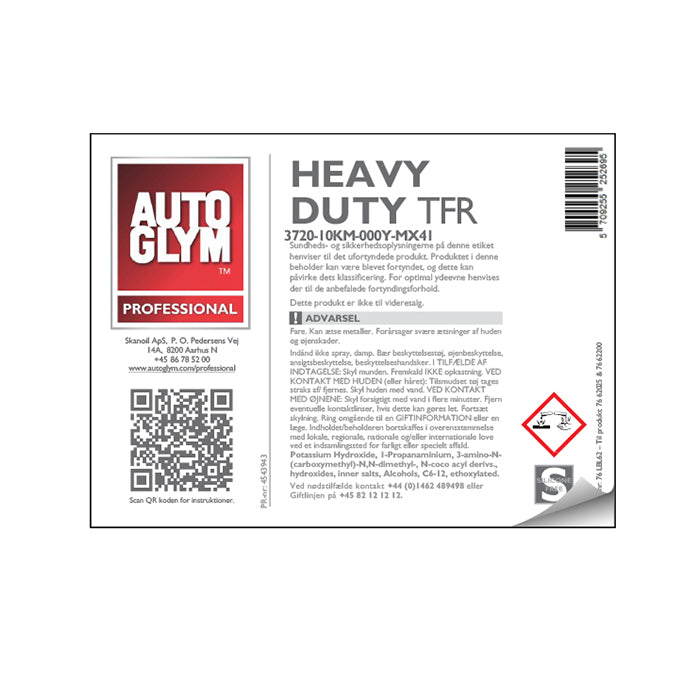 Etikett Autoglym Heavy Duty TFR