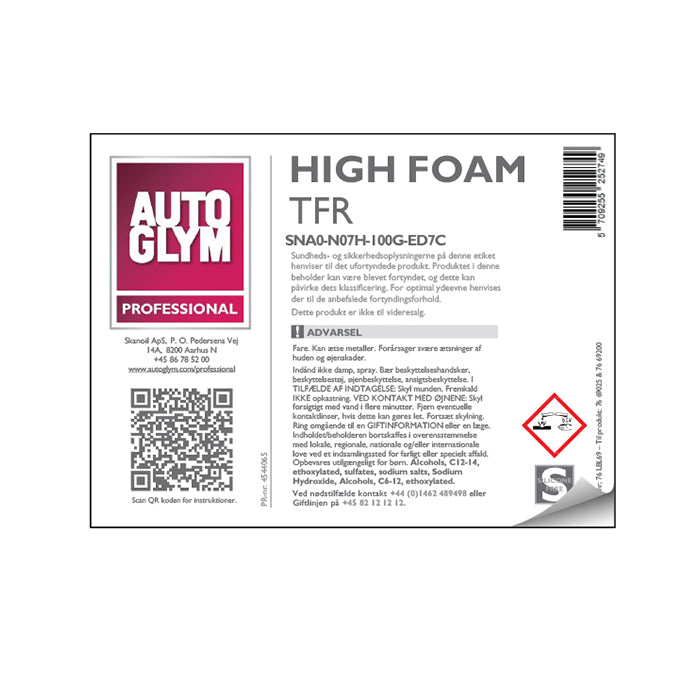 Etikett Autoglym High Foam TFR