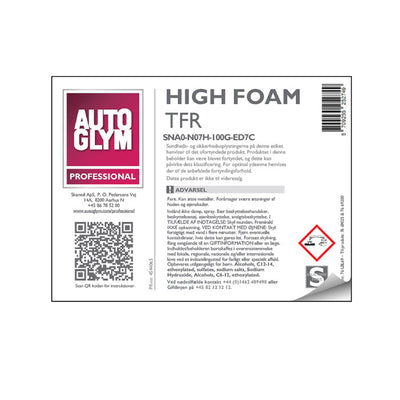 Etikett Autoglym High Foam TFR