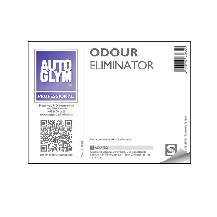Etikett Autoglym Odour Eliminator