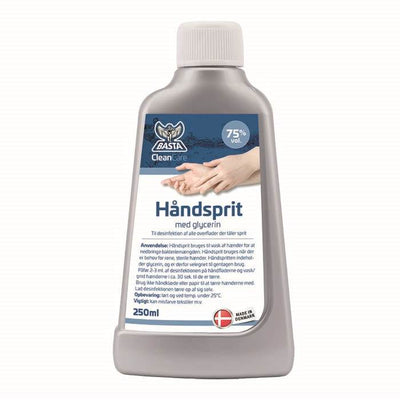 Basta Handsprit med Glycerin 250ml (75%)