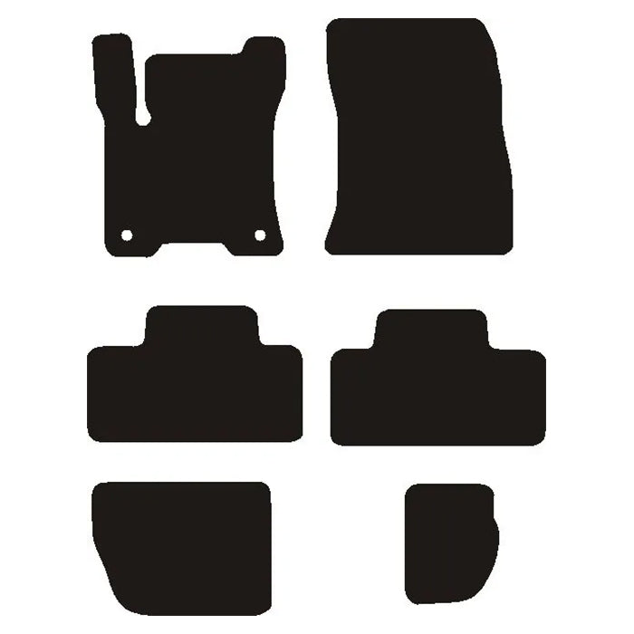 Diamond velourmattor Mercedes EQB (X243) 2021-