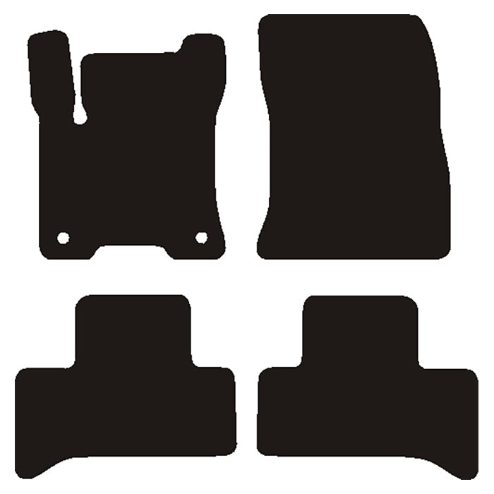 Diamond velourmattor Mercedes EQA (H243) 2021-