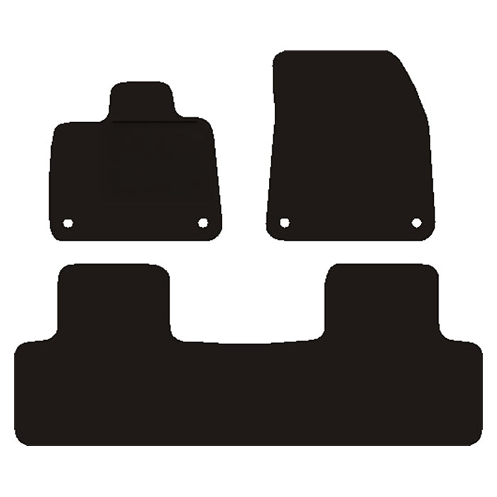 Diamond velourmattor Polestar 3 (P519) 2024-