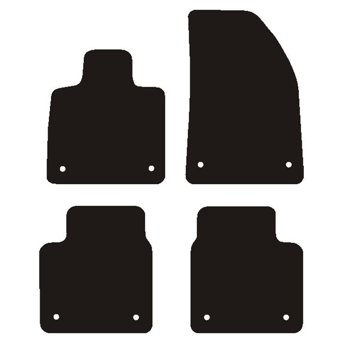 Diamond velourmattor Polestar 4 (P417) 2024-