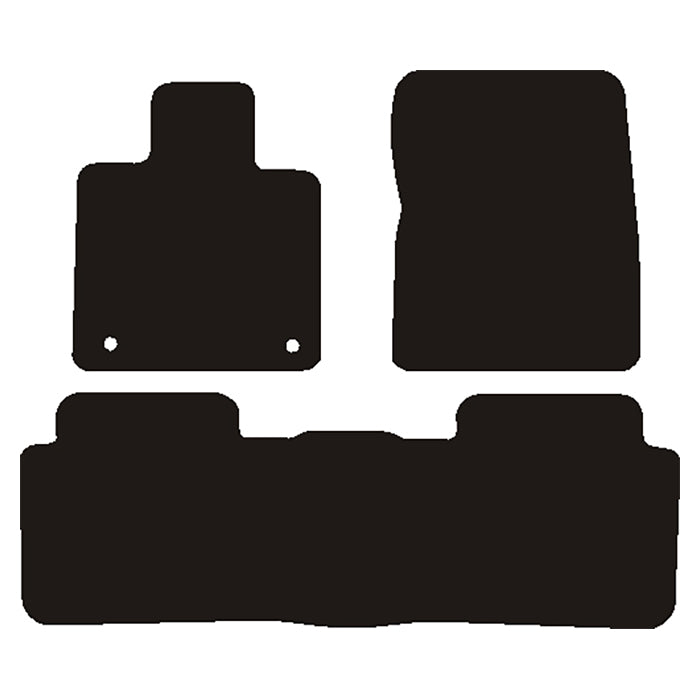 Diamond velourmattor Xpeng P7 2020-