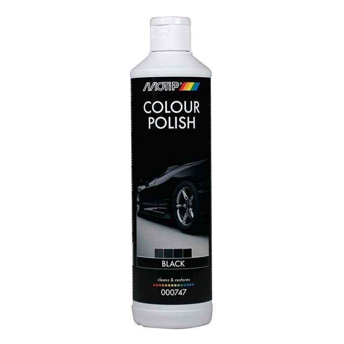 Motip Polish & wax svart 500ml