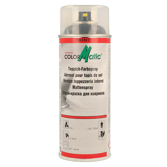 ColorMatic Textilspray antracit för golvmattor 400ml.