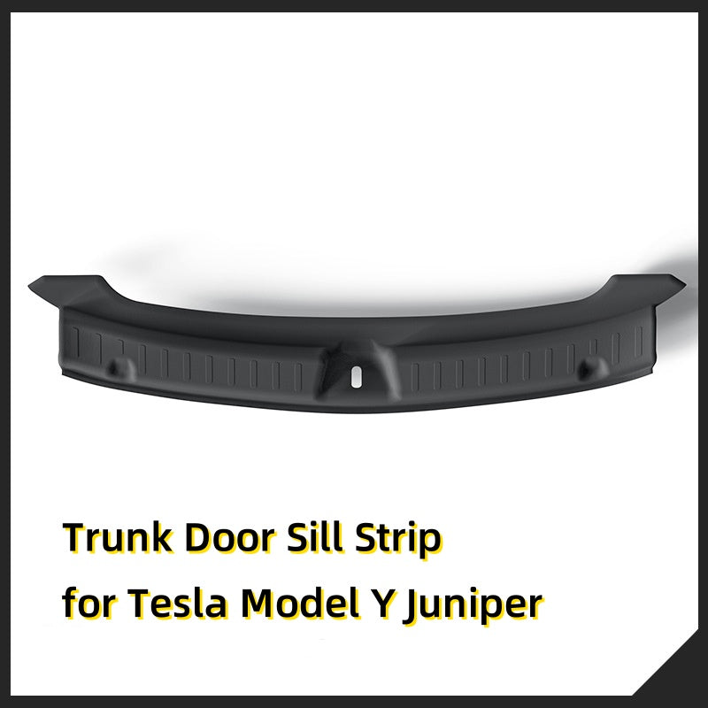Tesla Model Y Juniper - Bakre stötfångarskydd - Svart