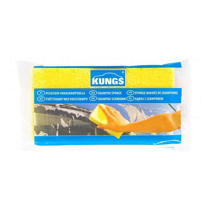 Kungs XL Tvättsvamp med Schampo Gul (2)