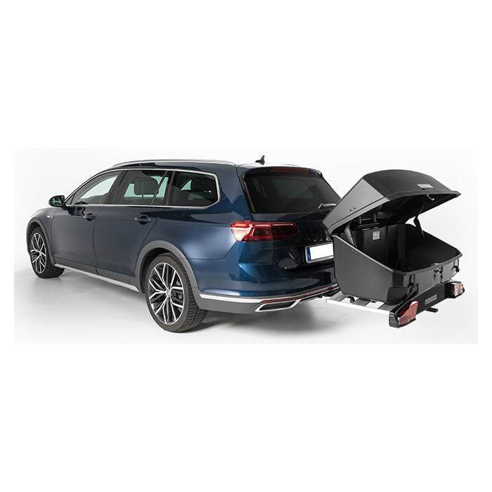 Menabo Mizar bagagebox 300L svart + Alcor paket (6)