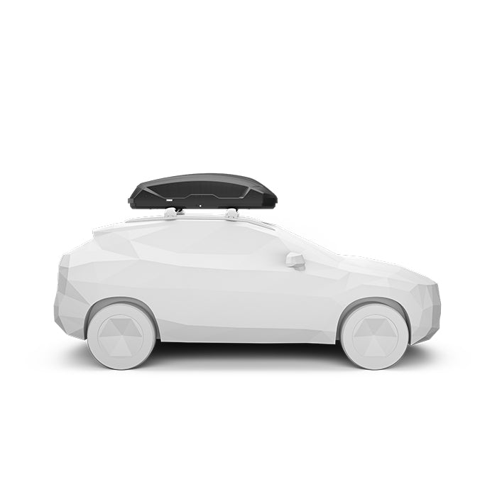 Thule Pulse 2 M Black Aeroskin - Svart takbox (2)