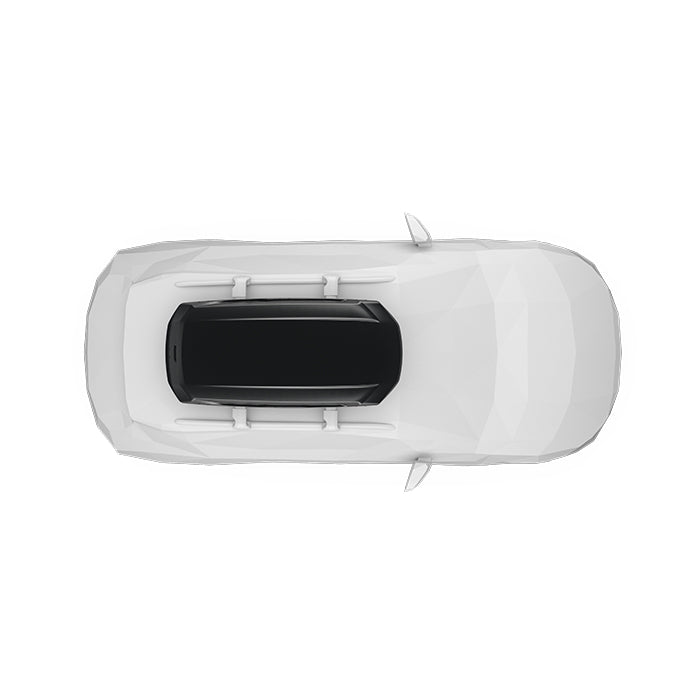 Thule Pulse 2 M Black Aeroskin - Svart takbox (4)