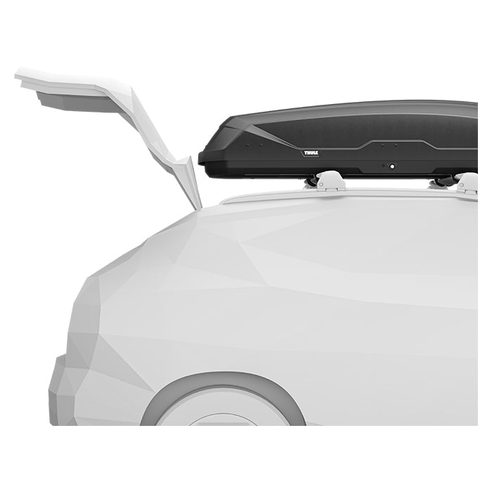 Thule Pulse 2 M Black Aeroskin - Svart takbox (5)
