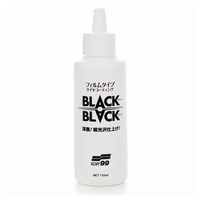 Soft99 Black Black -Hard Coat for Tire- 100ml (2)