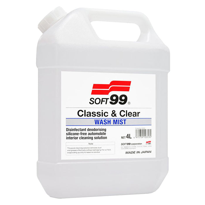 Soft99 Wash Mist interiörrengöring antibakteriell 4L