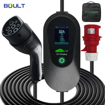Transportabel laddare 11kW/16A 3-fas – Boult P03 (Röd CEE) med 5 meter kabel - FÖRBESTÄLLNING (ETA 15/4)
