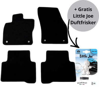 Velourmattor till Ford Explorer EV 2024 - Avant Lux Svart > Gratis Little Joe