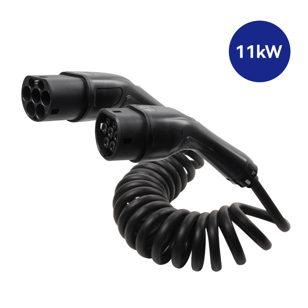 Chargr spiral-laddkabel 11 kW
