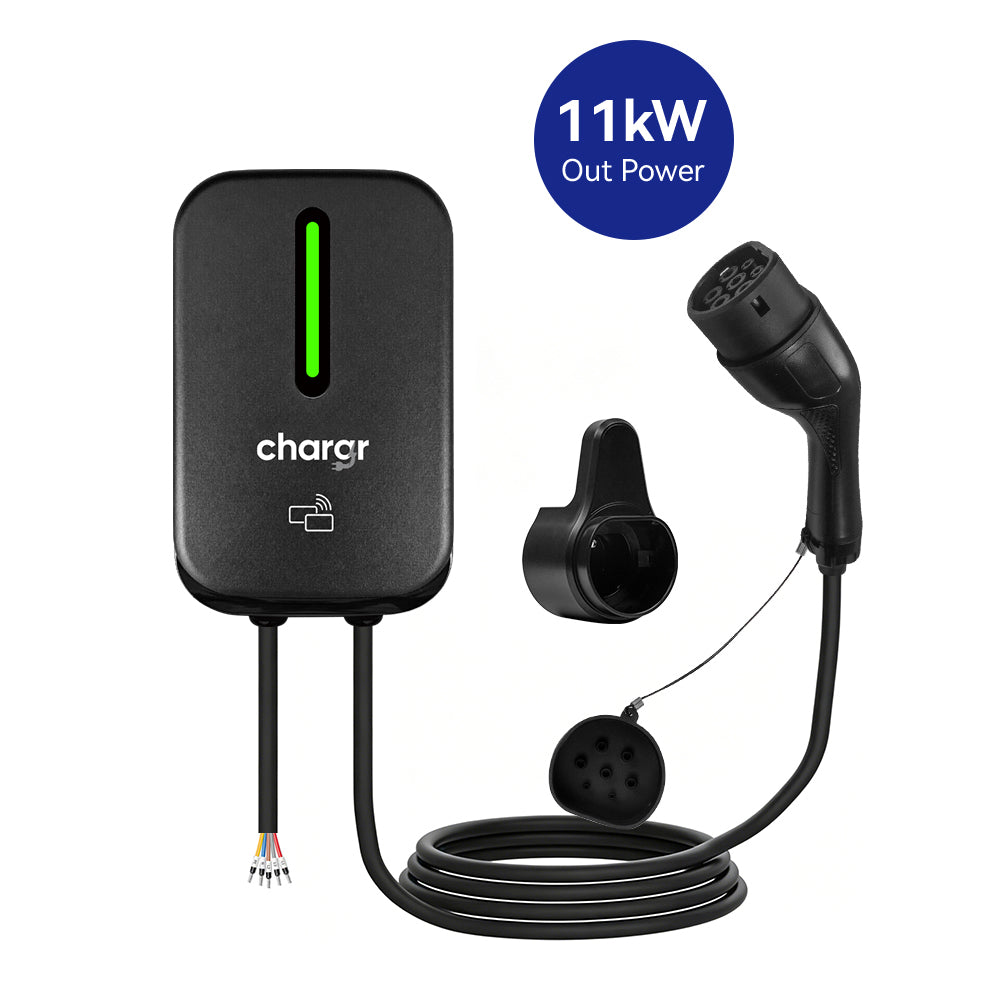 Chargr WP18 laddbox med 11 kW laddeffekt och Typ 2-kontakt