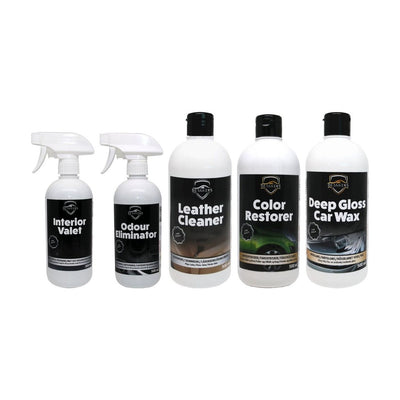 DETAILERS paket: 5 x 500 ml bilvård för ute och inne (1)