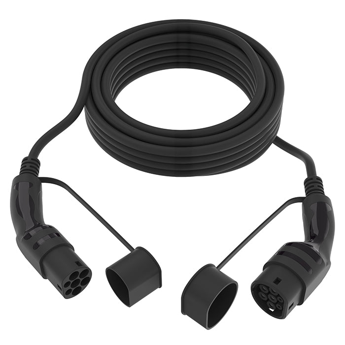 Laddkabel Typ - 2 16A 3 - fas 5 Meter - GreenGoing