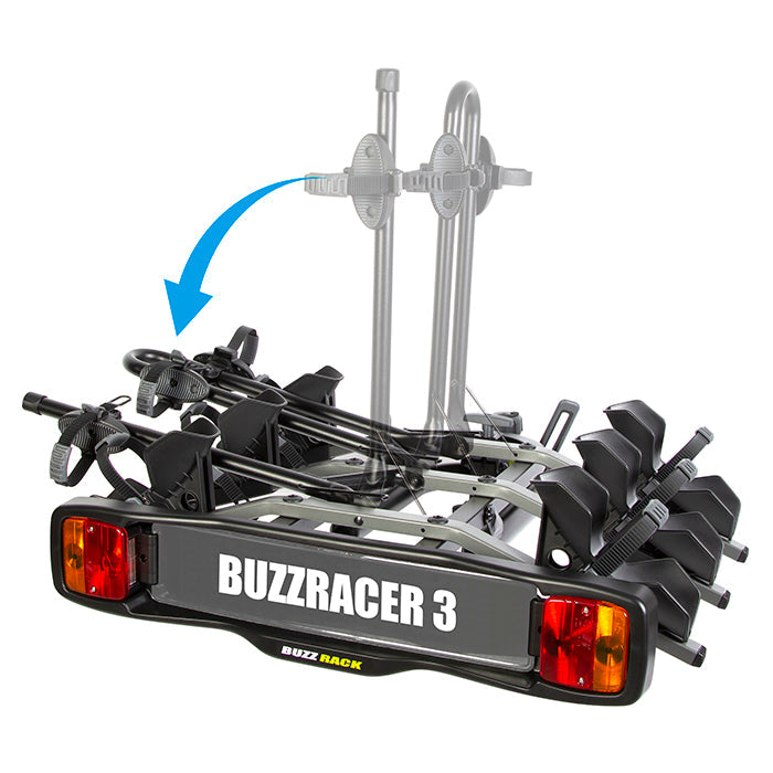 Buzzrack Buzzracer-3 Cykelhållare för 3 cyklar (4)